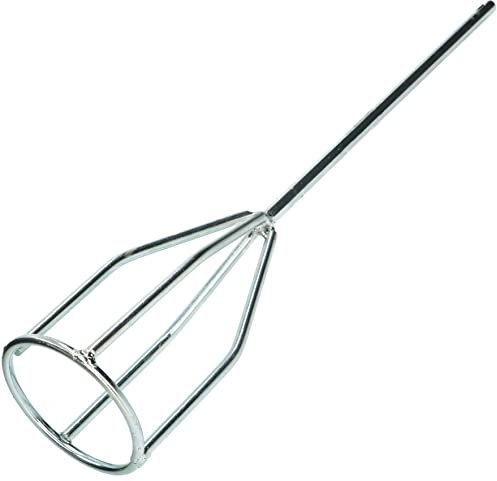 KOTARBAU® Varilla mezcladora 80 mm, Mezclador para taladro, Agitador, Meclador de pintura, cola, mortero, yeso, cemento, Mezcladora de mortero, Batidora de yeso, Varilla para mezclar