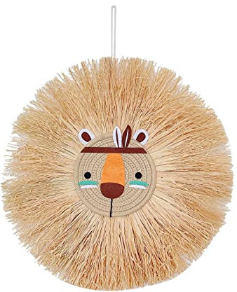 Baoblaze 50cm Bast Wandbehang Dekor Tapisserie Handgewebtes Kunsthandwerk für Weihnachten, 7