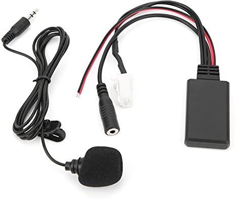 Akozon Bluetooth Adapter Aux Bluetooth Adapter Auto Bluetooth 5.0 AUX Wireless Adapter Autoradio USB Bluetooth Adapter mit Mikrofon-Freisprecheinrichtung für Suzuki Swift/für Vitra/für Jimny