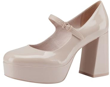 Tamaris Femme Damen 1-1-24415-20 Escarpin avec Sangle, Powder, 40 EU