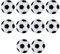 Qeapug 10 Stück Mini Tischkickerbälle, 32mm/1,26 Zoll Tischfussball Bälle, Sportbälle Ersatzbälle, Tisch Fußball Stressbälle für Erwachsene und Kinder Linderung Entspannung(Schwarz und Weiß)