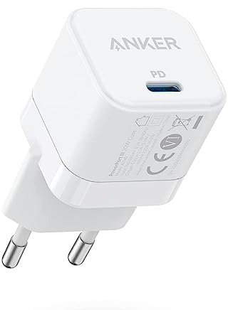 ANKER Chargeur USB C 20 W, PowerPort III Cube, Chargeur Rapide 20 W pour iPhone 13/13 Mini/13 Pro/13 Pro Max/12, Galaxy, Pixel 4/3, iPad/iPad Mini, Blanc (câble Non Inclus)