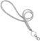 Soleebee Kartenhalter Trageband, Bling Strass Schlüsselband Lanyard mit Schlüsselring Kristall Halsband Damenkette Halskette Kit für Schlüsselanhänger ID-Kartenhalter (Silber)