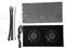 Lazmin112 GPU-Backplate-Kühler, Grafikkarten-Backplane-Speicherkühler, Schneller Kühlkörper aus Aluminiumlegierung mit Zwei Lüftern, für RTX3090 3080 3070