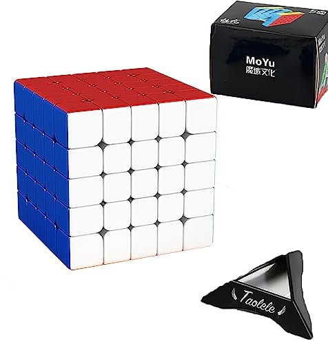 Zauberwürfel, MoYu Meilong M 5x5 Geschwindigkeitswürfel Speed Cube Puzzlewürfe Denksportaufgaben Geeignet für Zauberwürfel Enthusiasten