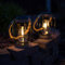MiniSun | Solar Powered Hanging Hemp Rope Cage Lanterns | Lanterns, Home Décor & Improvement Essential | Set of 2
