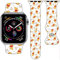 Cartoon-Armband, kompatibel mit Apple Watch, 38 mm/40 mm/41 mm/42 mm/44 mm/45 mm/46 mm, niedliches Ersatzarmband für Apple Watch Serie 10, 9, 8, 7, 6, 5, 4, 3, SE2, Silikon-iWatch-Band für Damen und