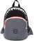 Pick & Pack - Zainetto squalo per bambini e bambine per l'asilo da 7 litri, grigio riflettente