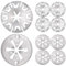 20 Piezas Arandelas de Metal,Arandela De Bloqueo De Estrella,Arandelas de Seguridad,Arandelas de Sujeción,para La Mayoría de Los Automóviles,Acero al Manganeso,Plateado (30mm)