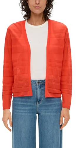 s.Oliver Damen 2144334 Strickjacke mit Musterstruktur