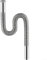 HpLive Flexibler Ablaufschlauch, Edelstahl 80cm Siphon/Geruchsverschluss für Waschbecken, Waschbecken Abfluss Abfluss Flexibler Rohrschlauch für Bad Küche