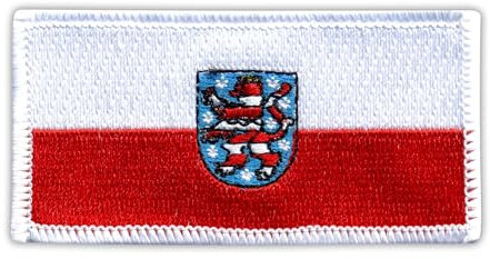 Flagge Thüringen Aufnäher Patch Aufnäher Aufnäher