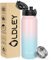 OLDLEY Botella agua acero inoxidable 600ml/20oz Termo Doble Metal pared Que Mantiene la Bebida Caliente y Fría, a Prueba Fugas, sin BPA, con Aislamiento para Deportes Trabajo Senderismo (Rosado Azul)