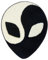 Beyond Deco Handgetufteter Yin Yang Alien-Teppich, 88,9 cm, Retro, rutschfest, weich, trendig, cooler Teppich für Wohnzimmer, Küche, Kinderspielzimmer, Design-Heimdekoration mit niedlicher,