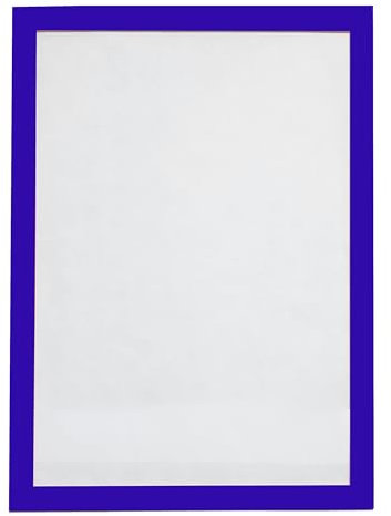 MAGNETRAHMEN | DIN A4 | Inforahmen | Magnettasche | Plakatrahmen | Einstecktasche | Farbe wählbar | aufklappbar | Bilder, Poster, Fotos/Blau