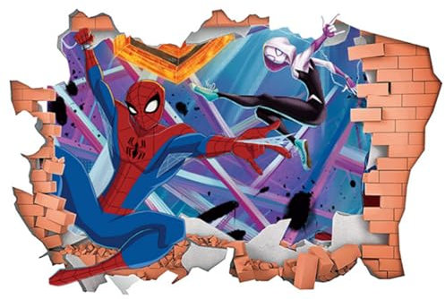 2pcs 3d Avengers League Wall Breaker Wanddekoration Pvc Selbstklebende Karikatur Anime Poster Wandaufkleber 40 * 60cm