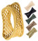 DRESSOOS 6pièces Élastiques à Cheveux Épais Et Extensibles Accessoires Pratiques Pour Chignons Et Queues De Cheval Satin Doux Lac Herbe