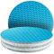 25Stk 200mm Klett Schleifpapier blau ohne löcher, Exzenter Schleifscheiben, 320 körnung Schleifpads, Schleifmittel Resistent gegen Zusetzen für Exzenterschleifer Schleifmaschine