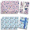 4PCS Wrapping Papers Sheets, 70x50cm Birthday Present Paper Gaming Wrapping Paper for Kid Christmas Halloween
