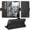 Giyer Handyhülle für iPhone 16e Hülle mit Schutzfolie, Kartenfach Wallet Klapphülle Premium Leder Standfunktion Schutzhülle für iPhone 16e 2025 Flip Case Cover Tasche (Schwarz)