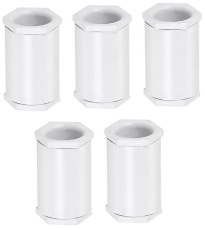 5PCS Conduit Adaptor Double Female PVC Lock Nut for 20mm Tube Dia Seal Connect for Conduit Box DIY Project