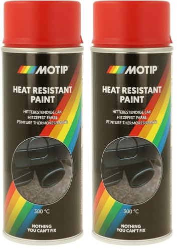 MOTIP 04040 Hitzefest rot 400 ml (Packung mit 2)