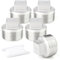 TAISHER 5 Stück 304 Edelstahl Außenquadratgewinde Buchse Rohr Plug Fitting 1BSP Male