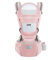 ZENTAURUS Babytrage – mit ergonomischem Gurt – für Neugeborene bis 20 kg – atmungsaktiver und gepolsterter Rucksack (Rosa)
