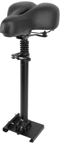 BuyWeek E-Scooter Sitz für Xiaomi M365 1S Lite, Höhenverstellbar Stoßdämpfung Elektroroller Sitzsattel Ergonomisch Faltbare E-Roller Sitz Sattel mit Installationswerkzeuge