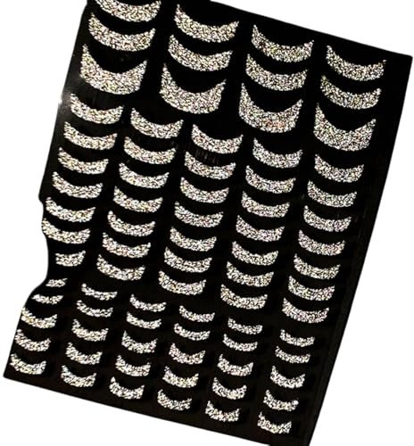 French 3D Nail Decals Stickers Stripe Line French Tips Transfer Nail Art Manicure Decoion Gold Reflective Glitter Stickers