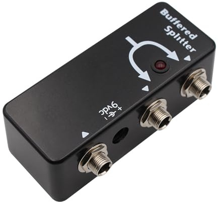 Gitarrenpedalsignale Splitter Gitarrenffekte Puffer Splitter Verbessert Die Integrität Der Signale Für Kabelläufe Und Pedal Ketten Langkabel Signalpuffer