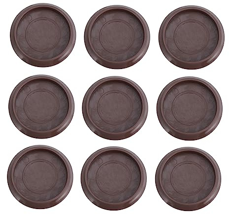 Sewroro Coupelles Antidérapantes pour Meubles Lot de 10 Plastique Solide Protection Sol Adaptées aux Chaises et Tables pour Moquette et Surfaces Lisses
