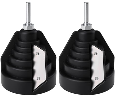 VGOL 2Pcs PE Pipe Deburrer Chamfering with Drill for 20-63mm Pipe 7.5x7.3cm