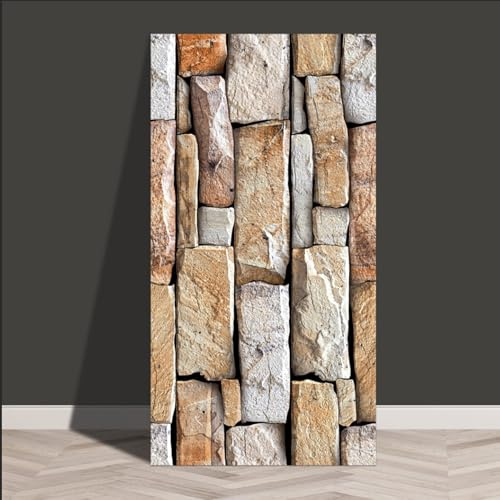 AMOYUN 10 Sheets Tile Stickers, Stick on Tiles Peel and Stick Backsplash PVC Waterproof Oilproof Self Adhesive 30x60cm for Kitchen Bathroom Home Decor DIY