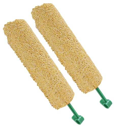 Parakeet 2 Pieces Bird Snacks | Snacks Training Food Rewards for Cockatiel Canary Myna Finch Conure Parrot