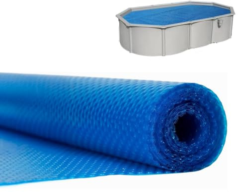 Cubierta Piscinas Manta Térmica 3 x 7 m Manta Recortable a Medida Cobertor Solar Piscina Rectangular Se Puede Cortar para Jardin y Piscinas, Azul
