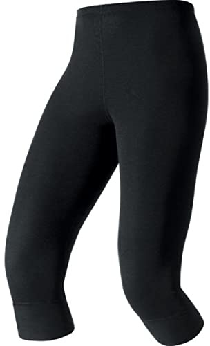 Odlo Damen Unterhose BL Bottom 3/4 Active Warm, Black, XS, 152051