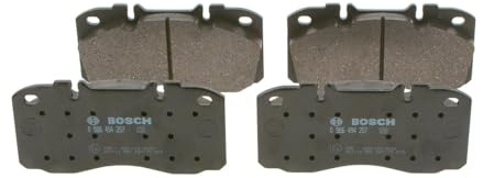 Bosch BP1135 - Brake Pads Car Front Axle - Bosch Quality - Reduced Noise and Dust - ECE-R90 Certified - Copper-Free - 1 Set of 4 Pads