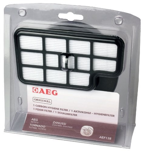 AEG AEF 138 - Juego de filtros para Cyclon Power AE 78 (filtro de limpieza, filtro de carbón activado y filtro de espuma)