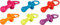 Flamingo Spiel Hunde Gummi SCHNÜLLER 12CM Ass.