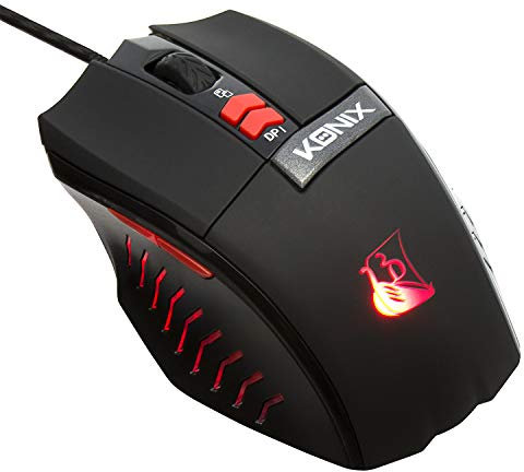 Konix Runemaster - Ratón para Juegos, Color Negro