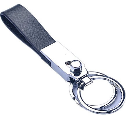 EQLEF® Cuir Amovible Key Chain - Service de voiturier Porte-clés