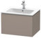 Duravit l-cube Waschtisch Waschbecken 1 Schubfach Basalt matt
