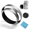 Fotover 52mm Hohl Gegenlichtblende Universal Metall Sonnenblende Streulichtblende mit Objektivdeckel Kompatibel mit Canon Nikon Pentax Olympus Fuji Kamera + Mikrofaser Putztuch