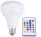 Wireless Bluetooth Remote Control Speaker Bulb Light 12W LED RGB Smart Music Play Lamp