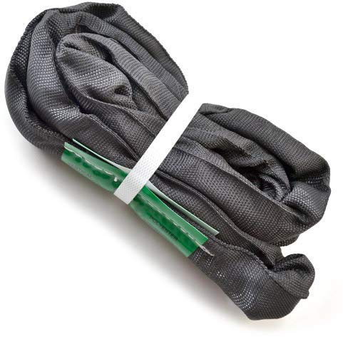 runner deer Black Spanset Rundschlingen für Aerial Lyra Hoop Rig Aerial Silks Handing, Polyester Lifting Strop, Working Load Limit für Rundschlinge - 2 Tonnen, mehrere Spanset Größen (4 m/ 13'11 FT)