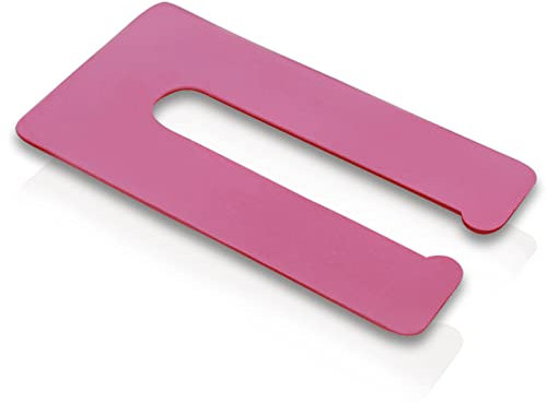 My Plast® 150 Stück 1 mm Ausgleichsplättchen – Verglasungsklötze, Montagekeile & Unterlegeplatten | Abstandshalter & Distanzhalter aus Kunststoff – Höhenausgleich & Montagehilfe – Made in Germany