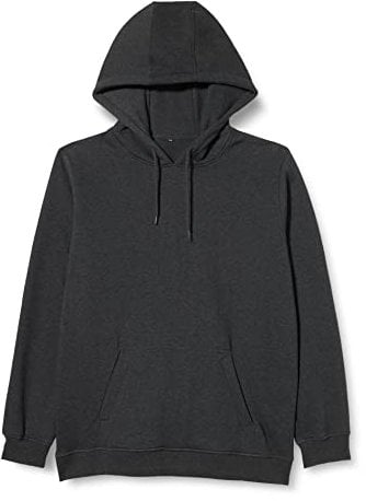 Build Your Brand Herren Kapuzenpullover Heavy Hoody, lässiger Hoodie für Männer, 4XL, charcoal