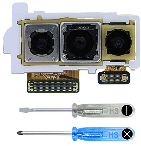 MMOBIEL Back Kamera Hauptkamera Hinten Kompatibel mit Samsung Galaxy S10 / S10 Plus 2019 16 MP / 12 MP / 12 MP - Hintere Main Rückkamera Ersatz - Inkl. Schraubenzieher