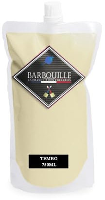 Peinture Acrylique Ivoire Tembo - Effet Mat-Poudré - Peinture Mur & Plafond - Lessivable - Séchage En 30 min - COV A+ - Fabriquée En France - 750 ml - BARBOUILLE